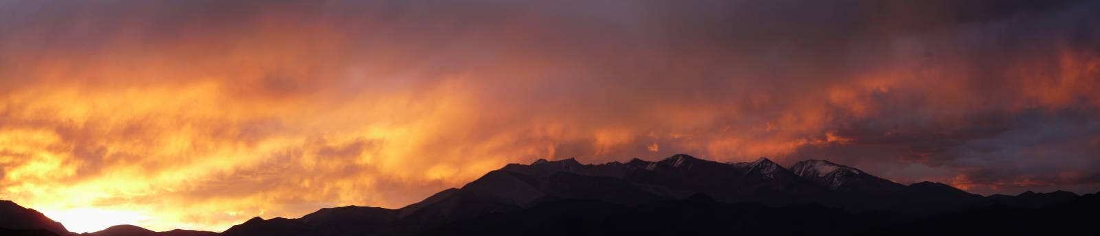 photo panoramique d'argentine: ciel et nuage