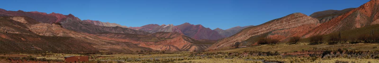 photo panoramique d'argentine: vallée cachée