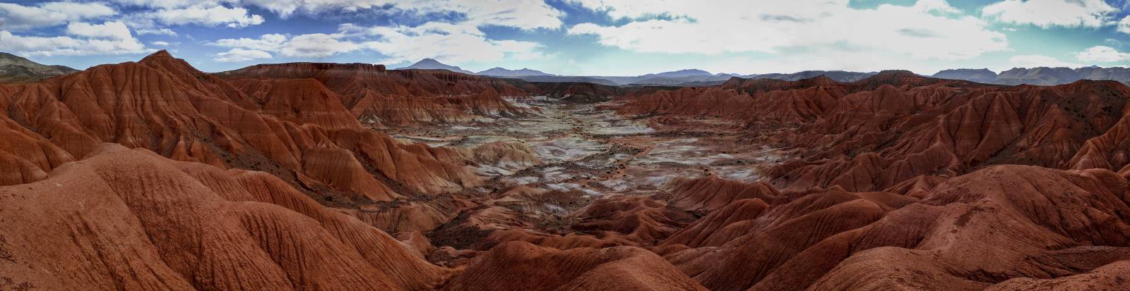 photo panoramique d'argentine: valle de la luna