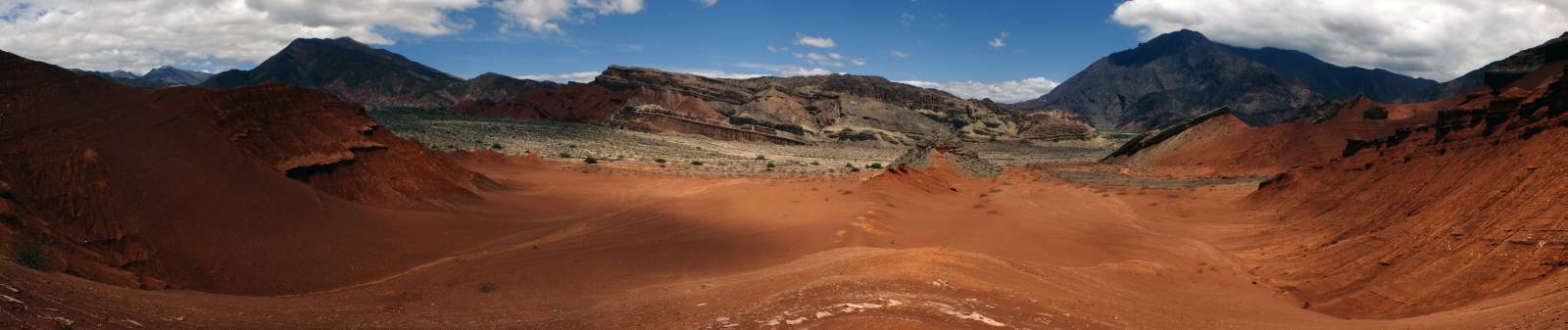photo panoramique d'argentine: quebrada de las conchas