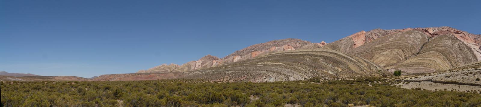 photo panoramique d'argentine: quebrada de humahuaca