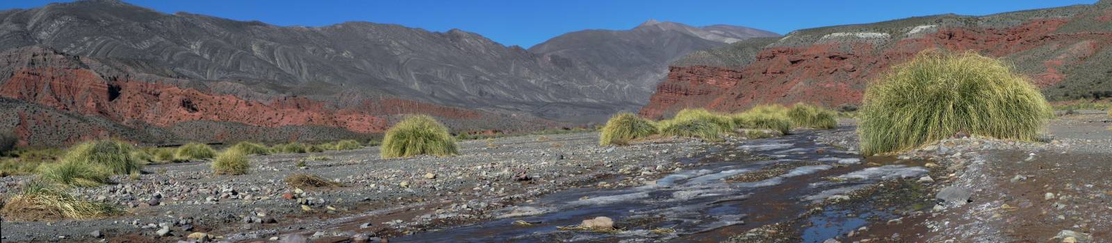 photo panoramique d'argentine: quebrada de humahuaca
