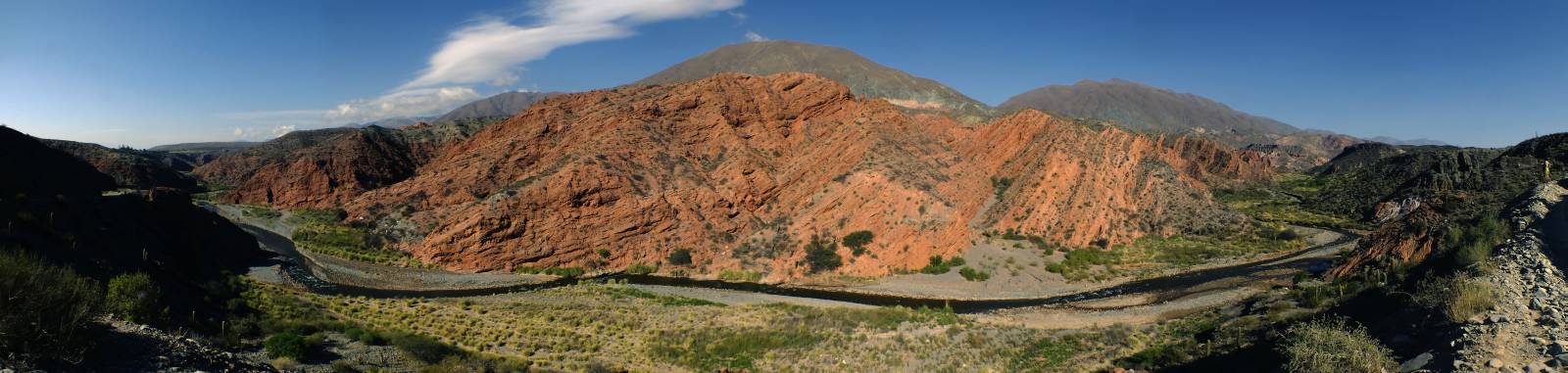 photo panoramique d'argentine: vallee calchaquies
