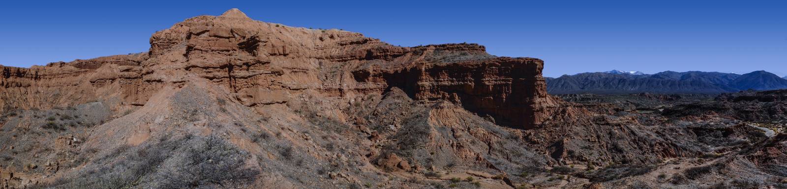 photo panoramique d'argentine: roche et couleur