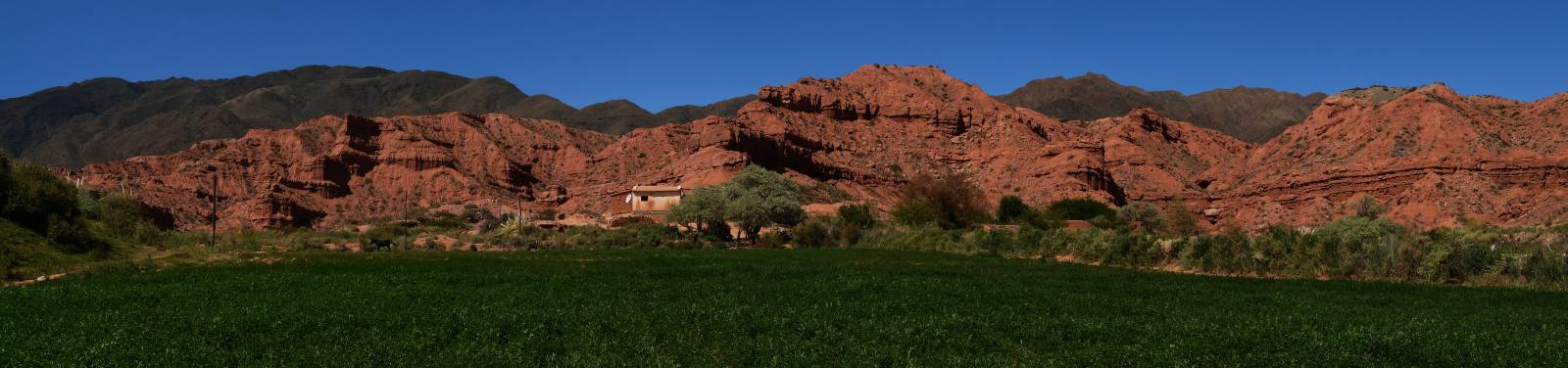 photo panoramique d'argentine: vallee