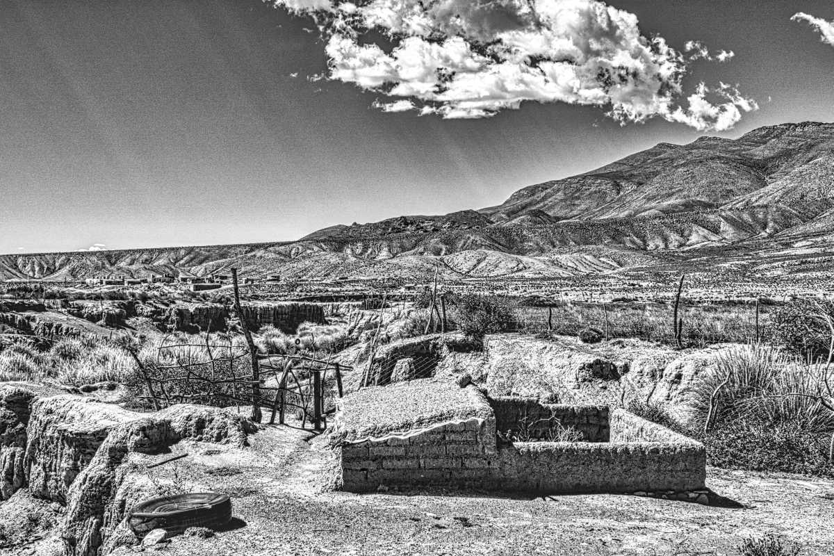 photos noir et blanc d'argentine