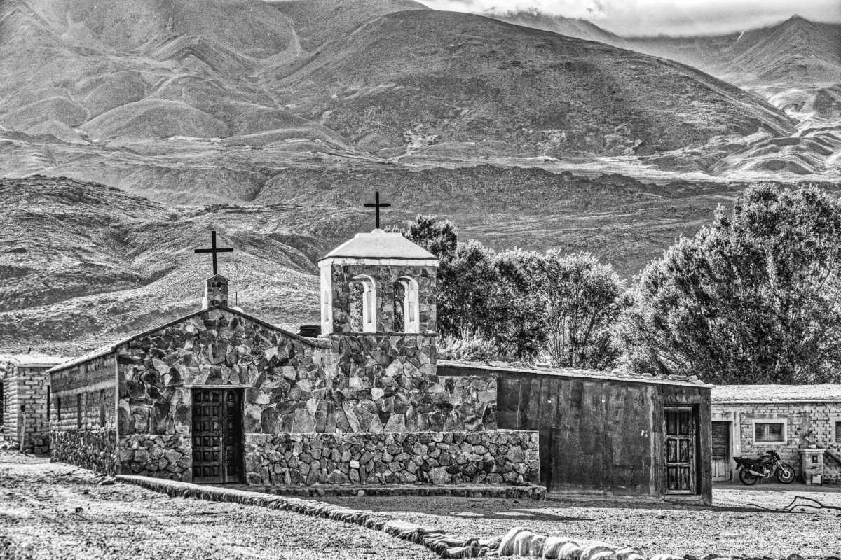 photos noir et blanc d'argentine